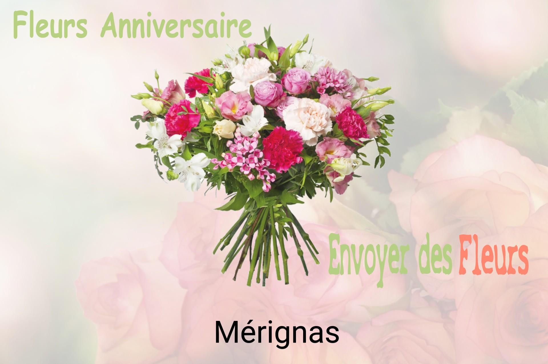 Bouquet de fleurs d’anniversaire livré à Mérignas